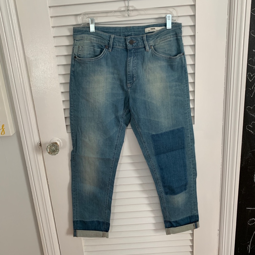 Hope stay patched jeans.